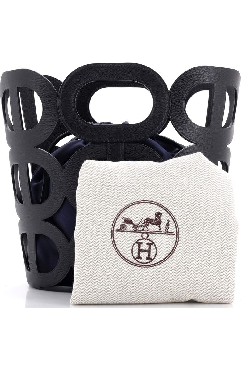 Pre-Owned Hermes Chaine d'Ancre Handbag Madame, Alternate, color, Noir