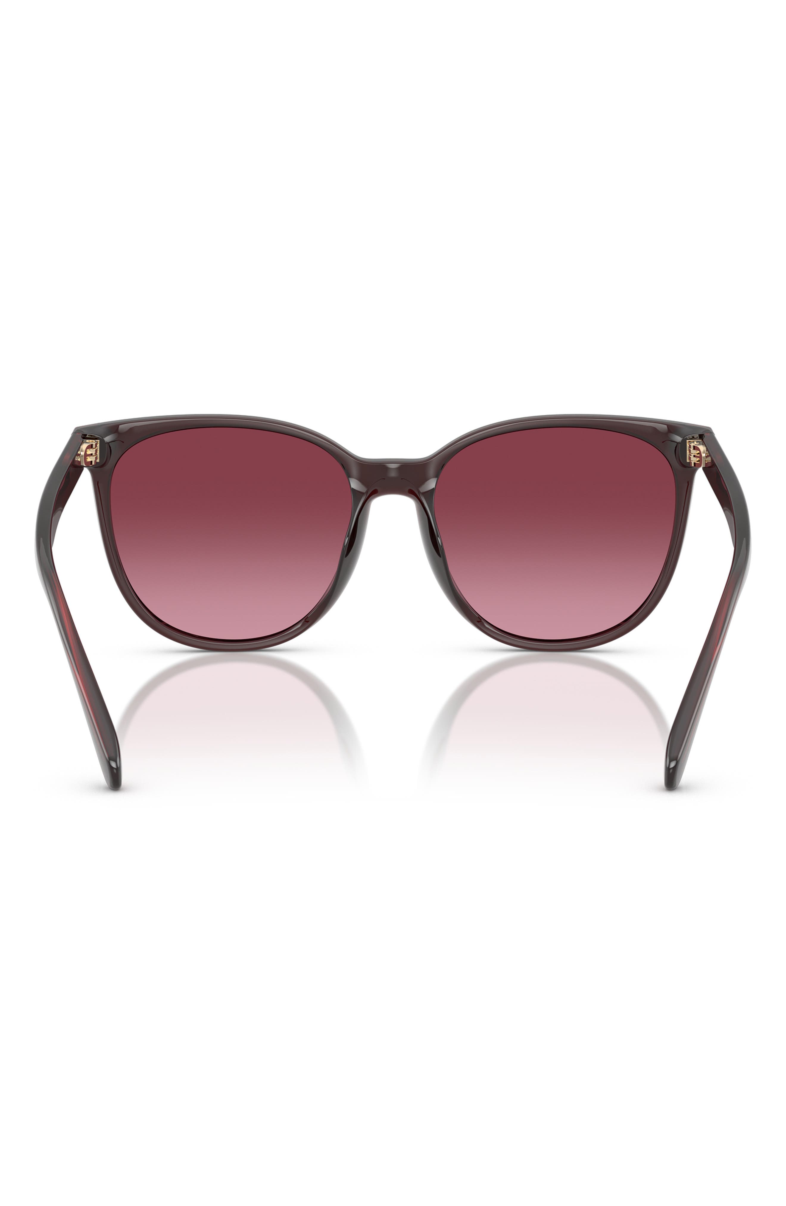 COACH 57mm Gradient Round Sunglasses (Women) | Nordstrom