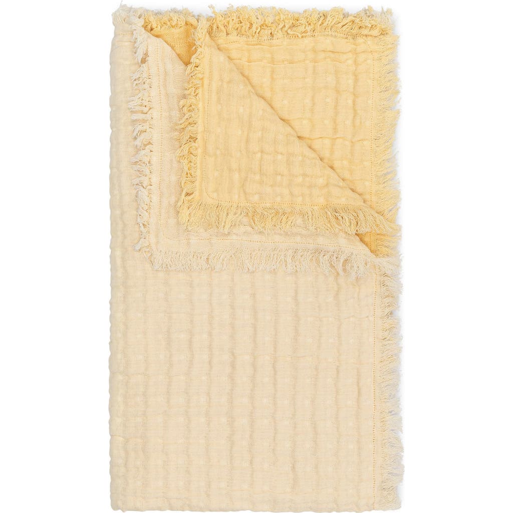 Crane Baby Ombré Cotton Muslin Blanket In Yellow