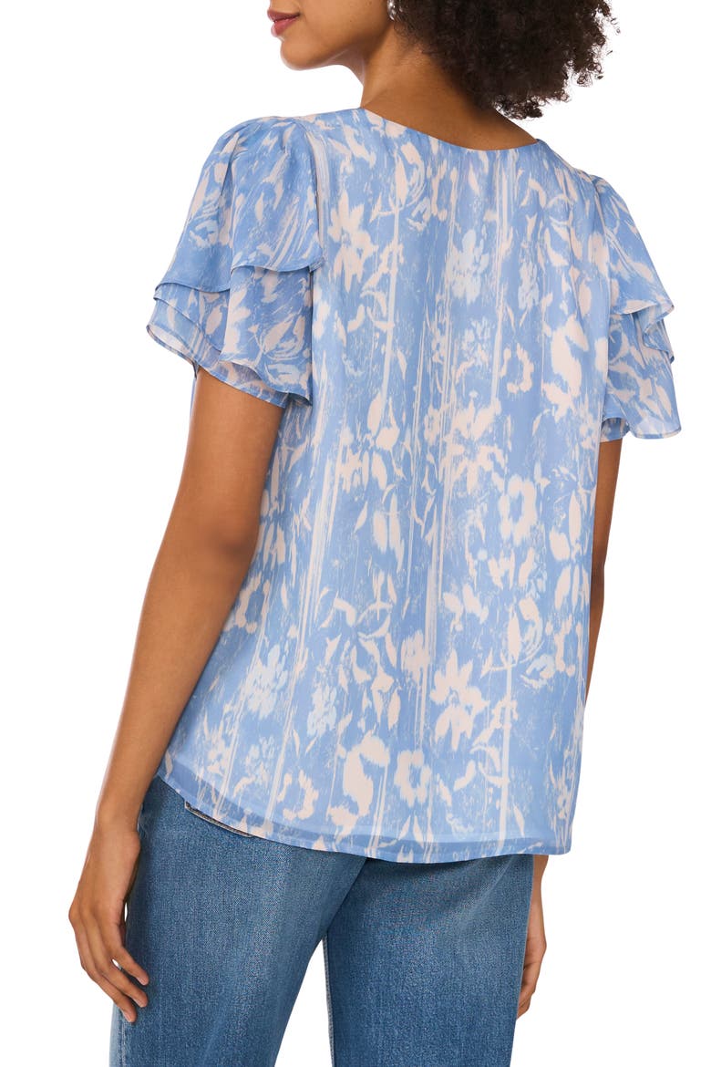 Tulip Sleeve Top, Alternate, color, LAKE BREEZE