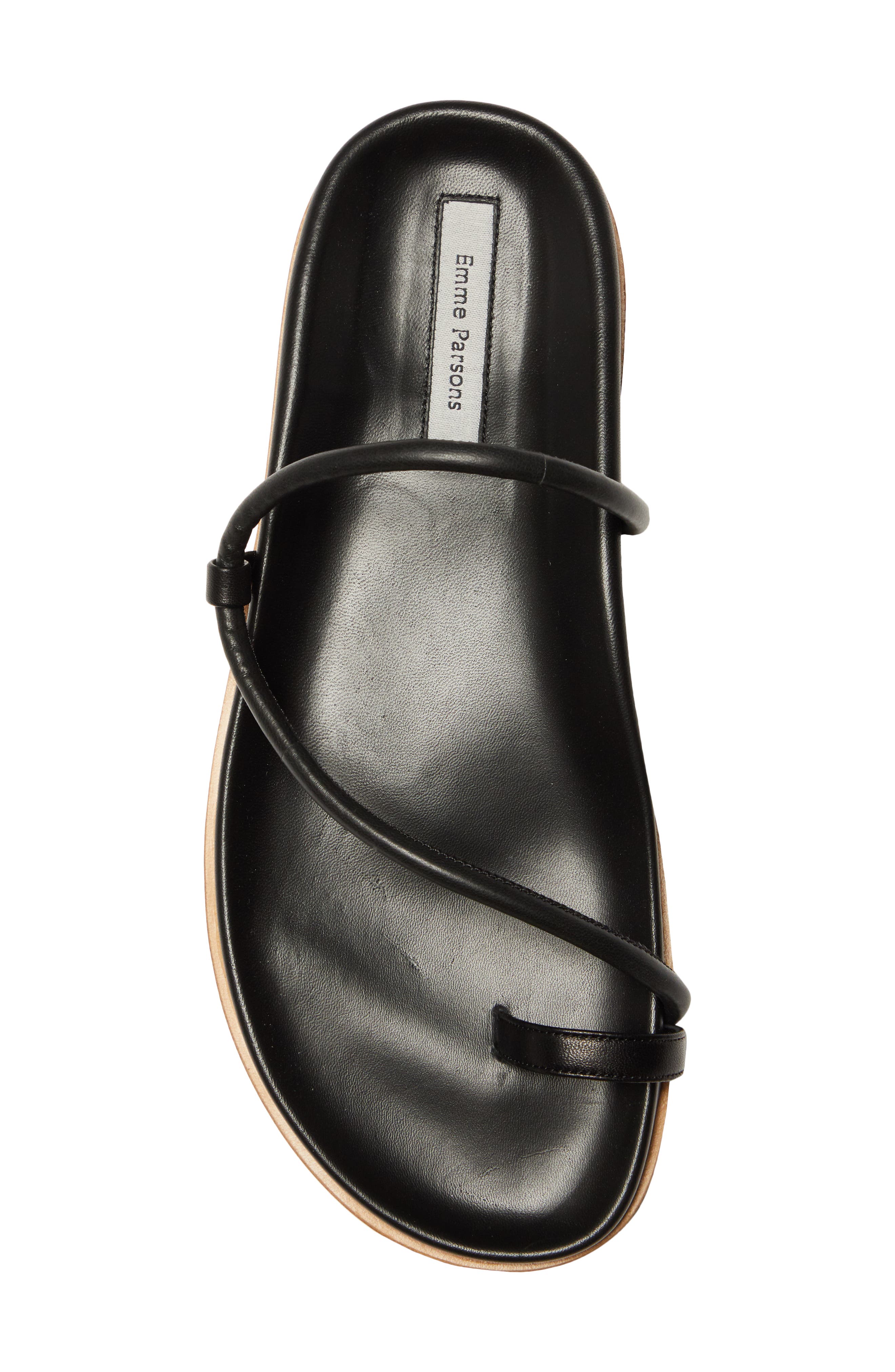 Emme Parsons Bari Fussbett Toe Loop Slide Sandal, Alternate, color, 