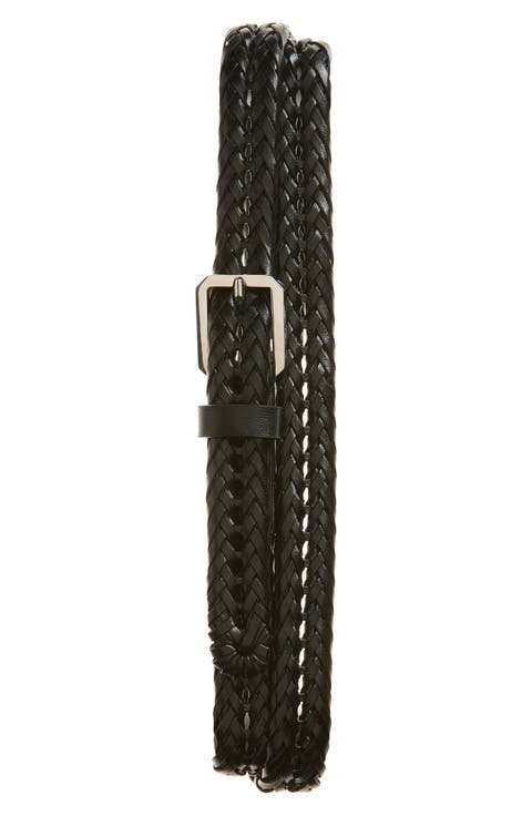 Braided Leather Belt