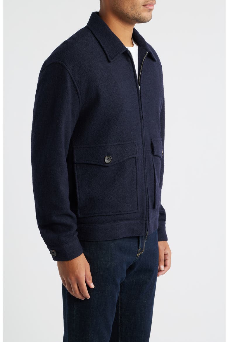Tillman Shirt Jacket, Alternate, color, NAVY BOUCLE