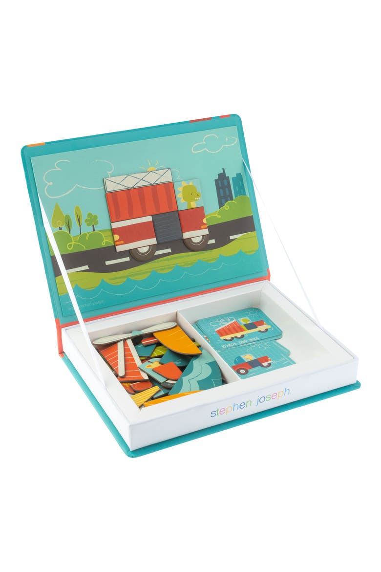 Transportation Magnetic Activity Set, Alternate, color, BLUE