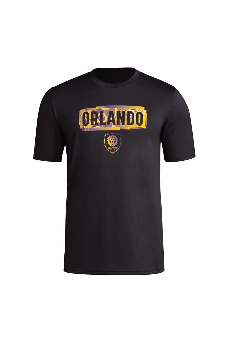 Men's adidas Black Orlando City SC Local Pop AEROREADY T-Shirt, Alternate, color, Black