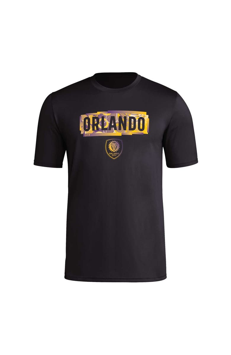 adidas Men's adidas Black Orlando City SC Local Pop AEROREADY T-Shirt, Alternate, color, 