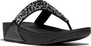 FitFlop Lulu Crystal-mix toe-post sandals