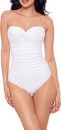 Miraclesuit® Rock Solid Madrid Bandeau One-Piece Swimsuit