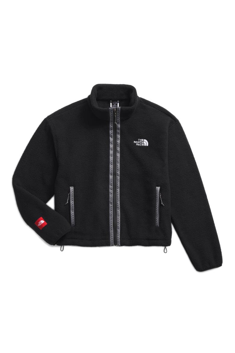 Fleeski High Pile Fleece Full Zip Jacket, Alternate, color, TNF BLACK