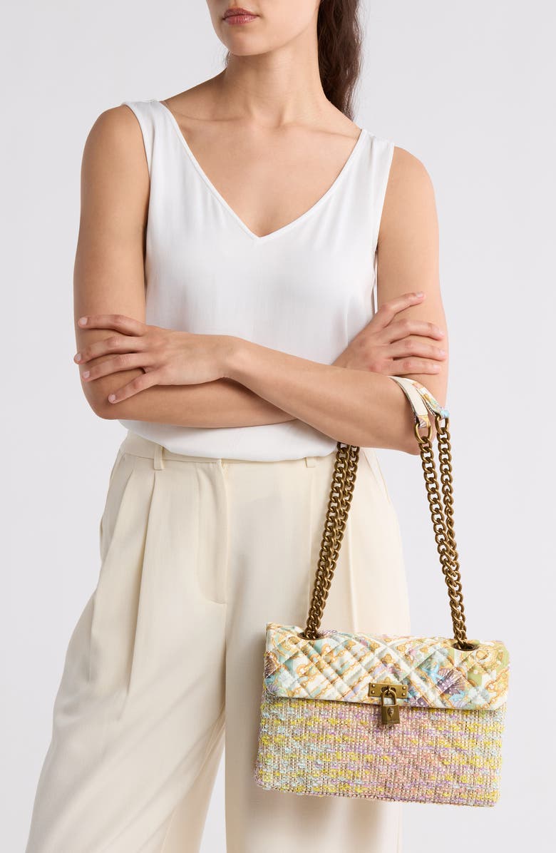 Kurt Geiger London Brixton Mixed Media Shoulder Bag, Alternate, color,