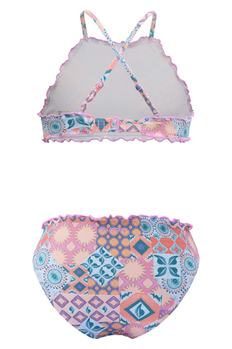 Kids' Mystic Moon Two-Piece Swimsuit, Alternate, color, CYCLAMEN