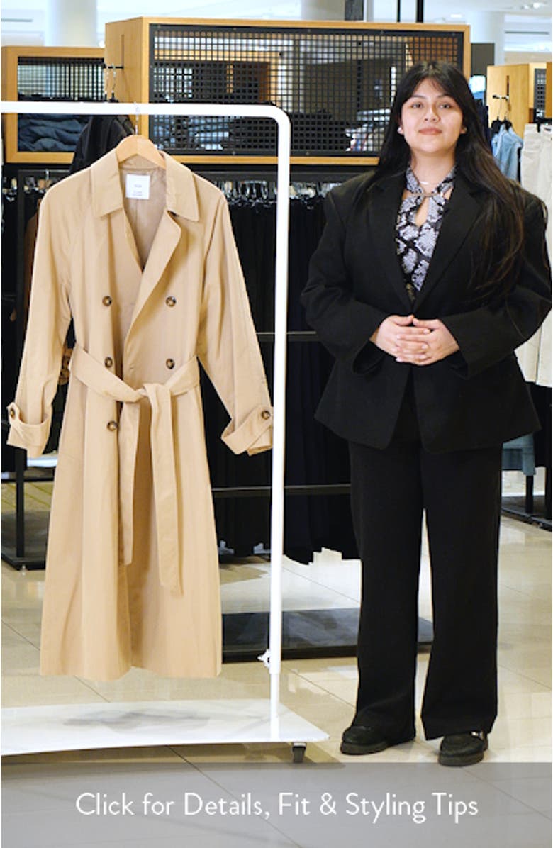 Angela Belted Trench Coat, sales video thumbnail