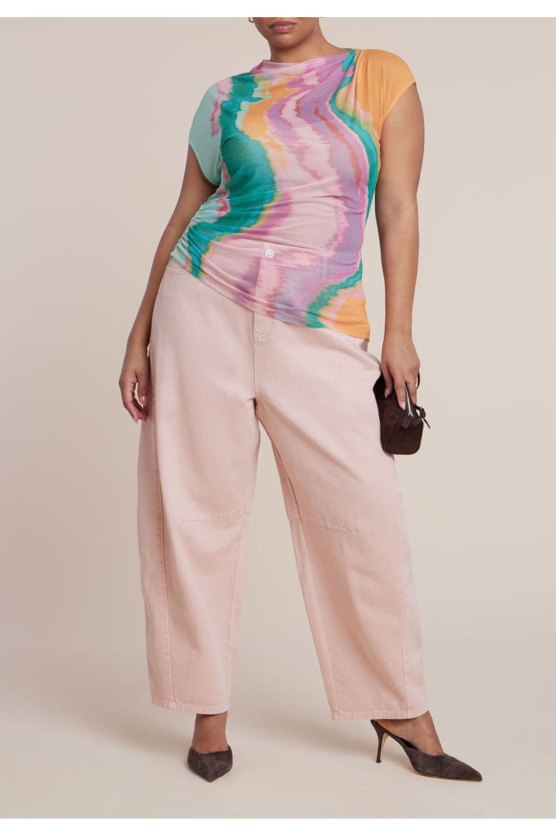 Pink Wash Barrel Leg Jean, Alternate, color, EVENING SAND
