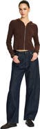 NAADAM Signature Cashmere Cropped Zip Up Hoodie