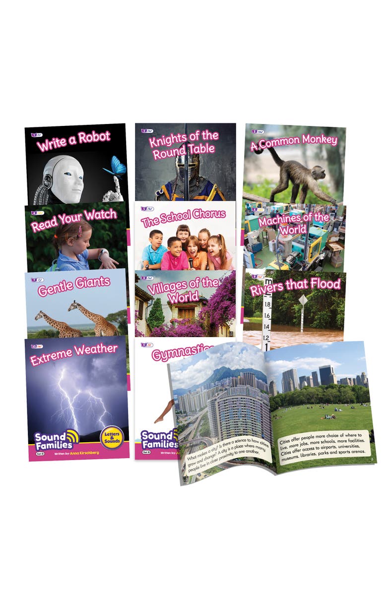 Junior Learning Decodable Readers, Sound Families Consonants Nonfiction Phase 5.5, Main, color, Multicolored