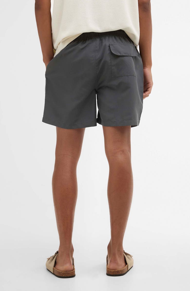 Barbour Water Reactive Leaf Print Swim Trunks, Alternate, color, 