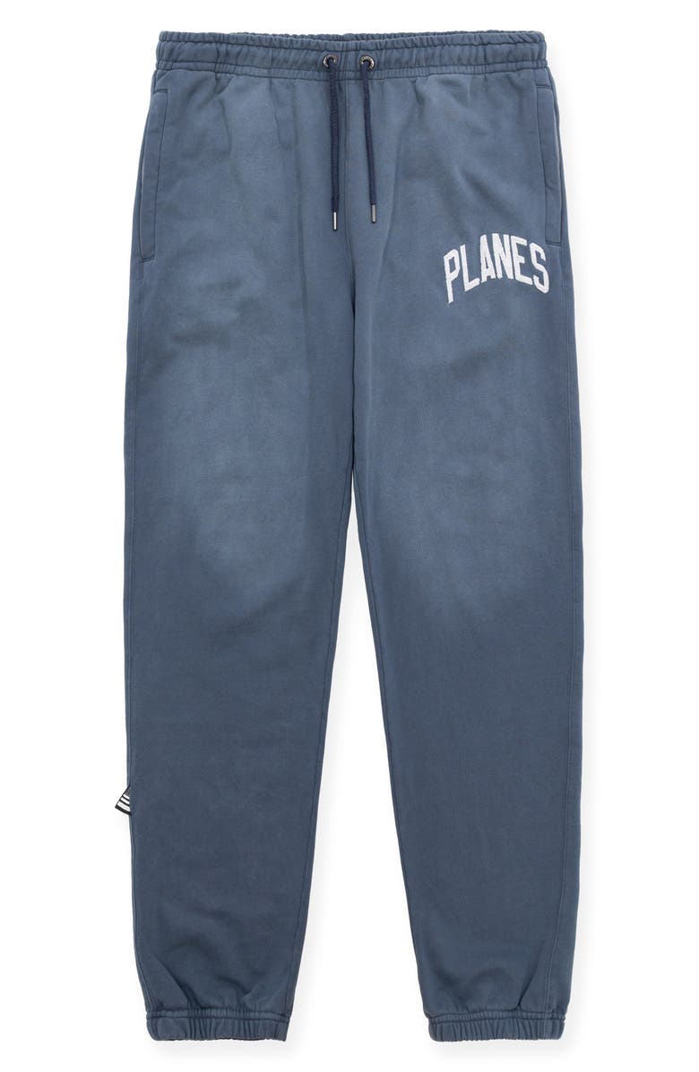 PAPER PLANES Arched Logo Cotton French Terry Sweatpants, Main, color,