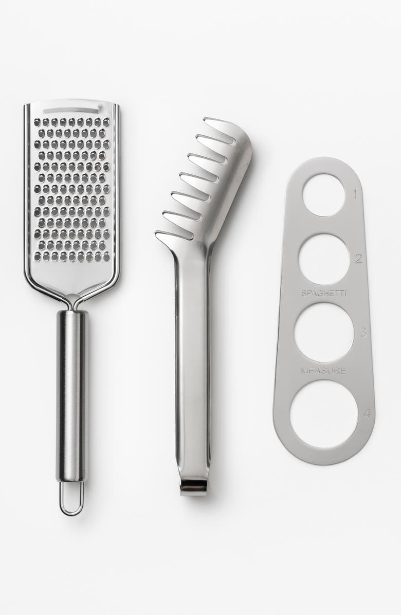 PRINTWORKS The Essentials Pasta Tools Gift Set, Alternate, color, Blue/ Multi