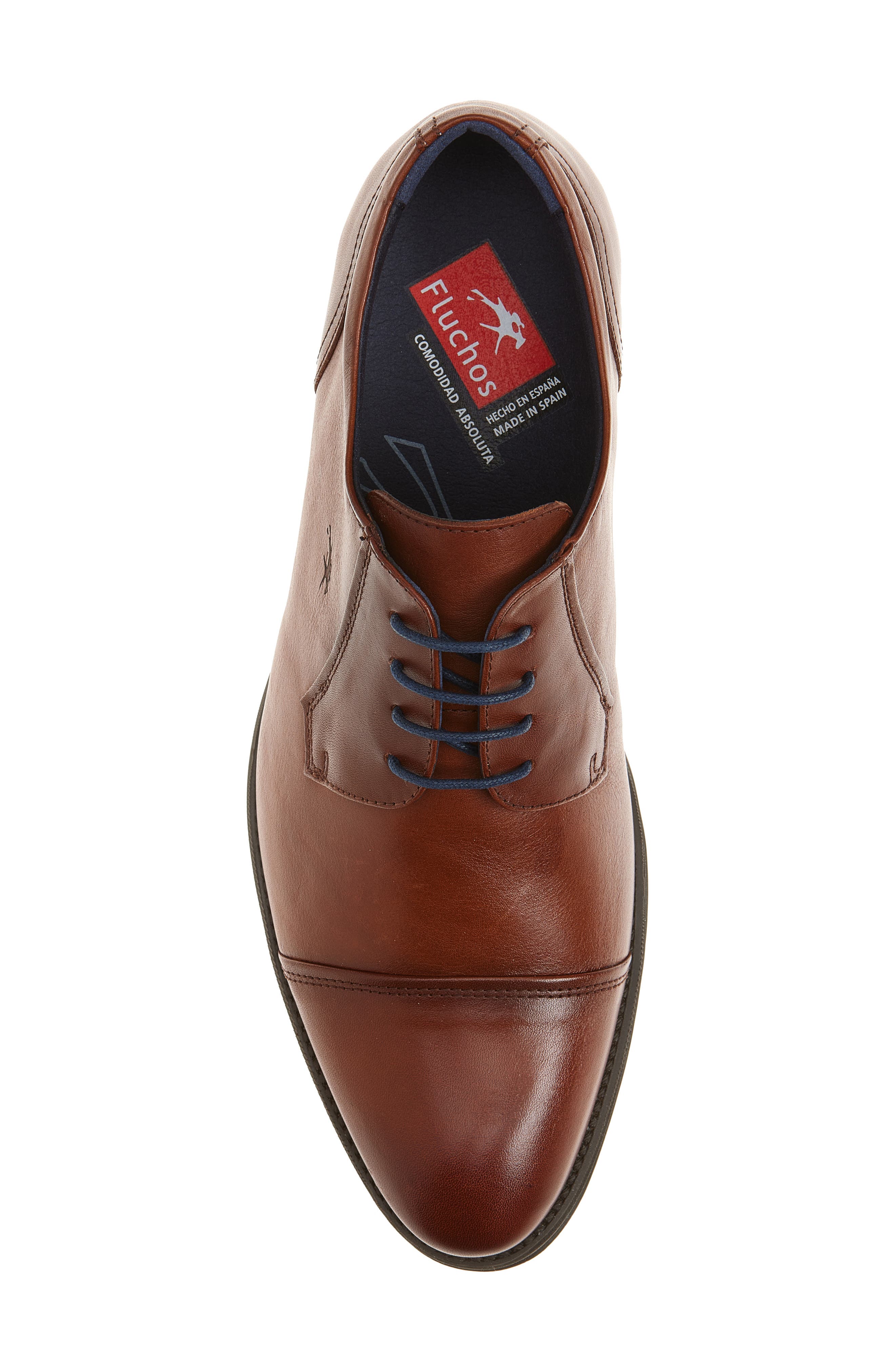 Heracles Cap Toe Derby, Alternate, color, BROWN
