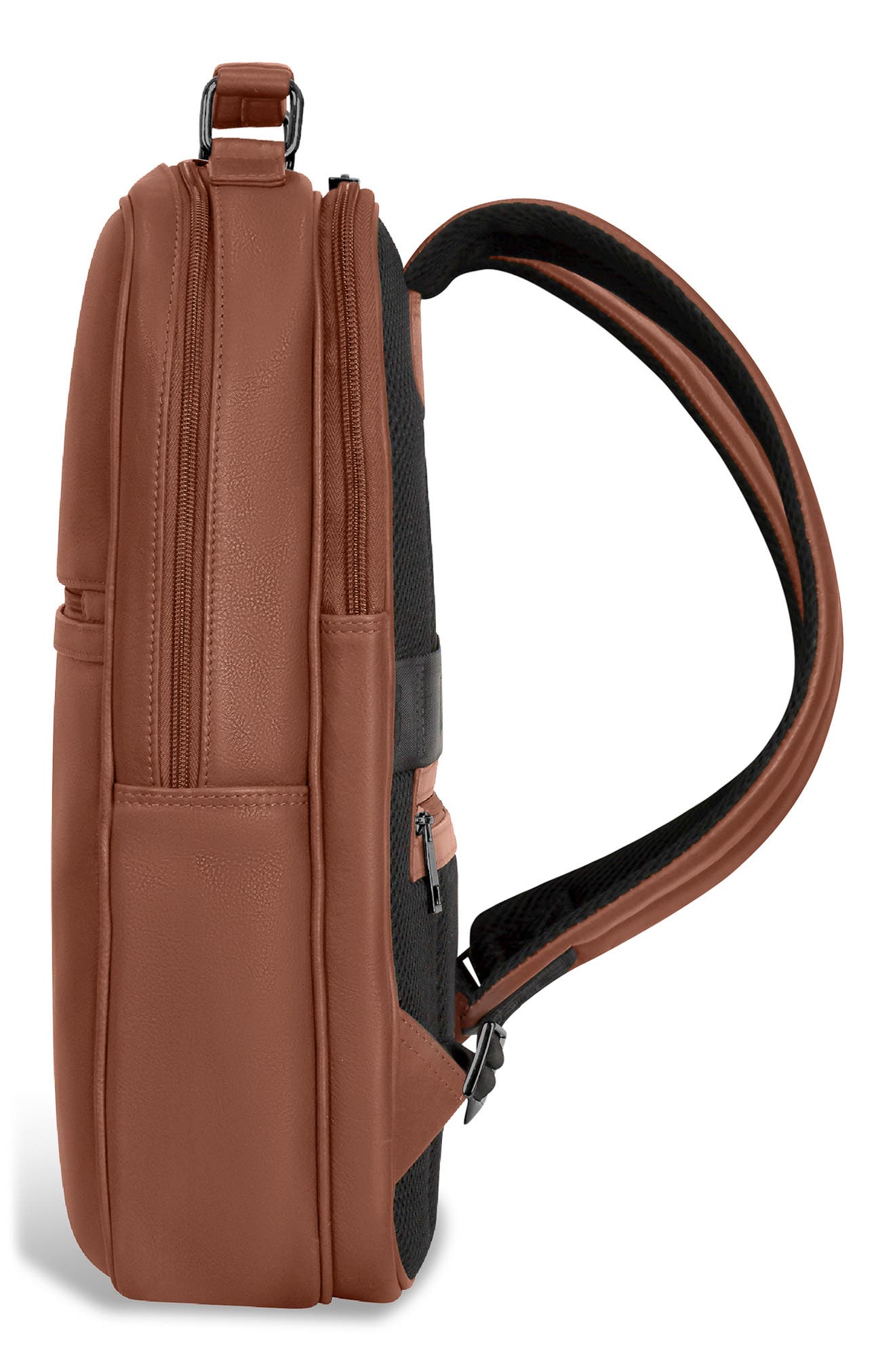 CHAMPS Onyx Modern Waterproof Backpack, Alternate, color, Brown