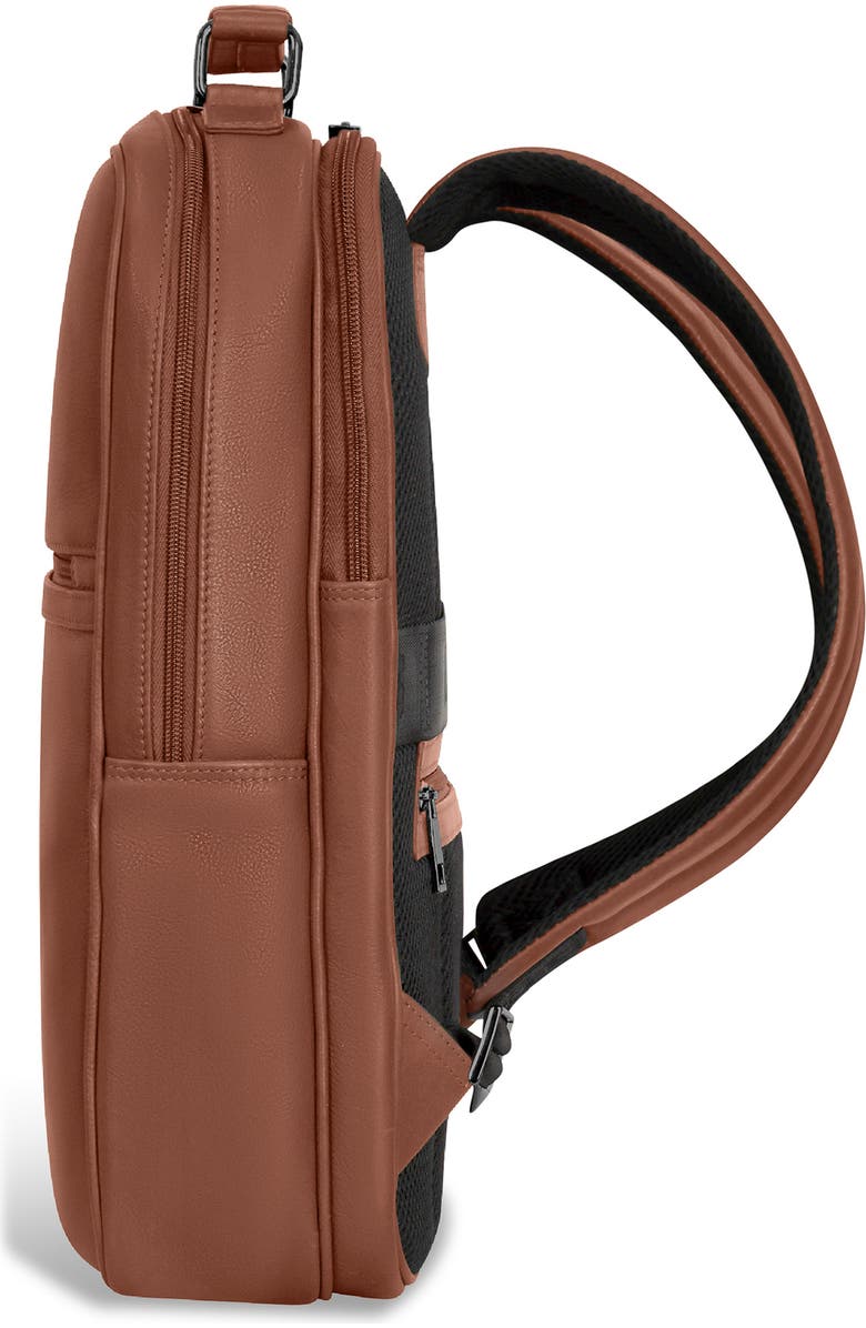 CHAMPS Onyx Modern Waterproof Backpack, Alternate, color, Brown