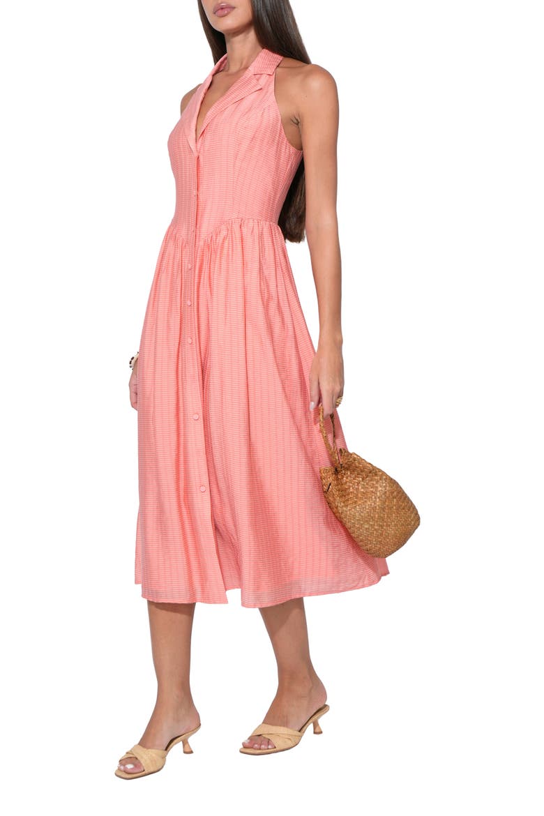Mia Midi Shirtdress, Alternate, color, DUSTY ORANGE