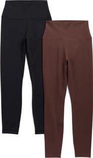 BALANCE COLLECTION 2-Pack Easy High Waist Crop Leggings