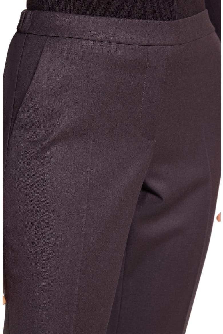 Sleek Flannel Treeca Pull-On Pants, Alternate, color, CACAO - DAJ