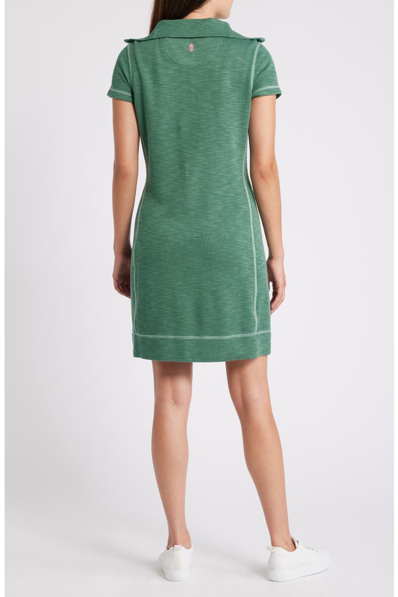 Tobago Bay Half Zip Dress, Alternate, color, DK SPEARMINT