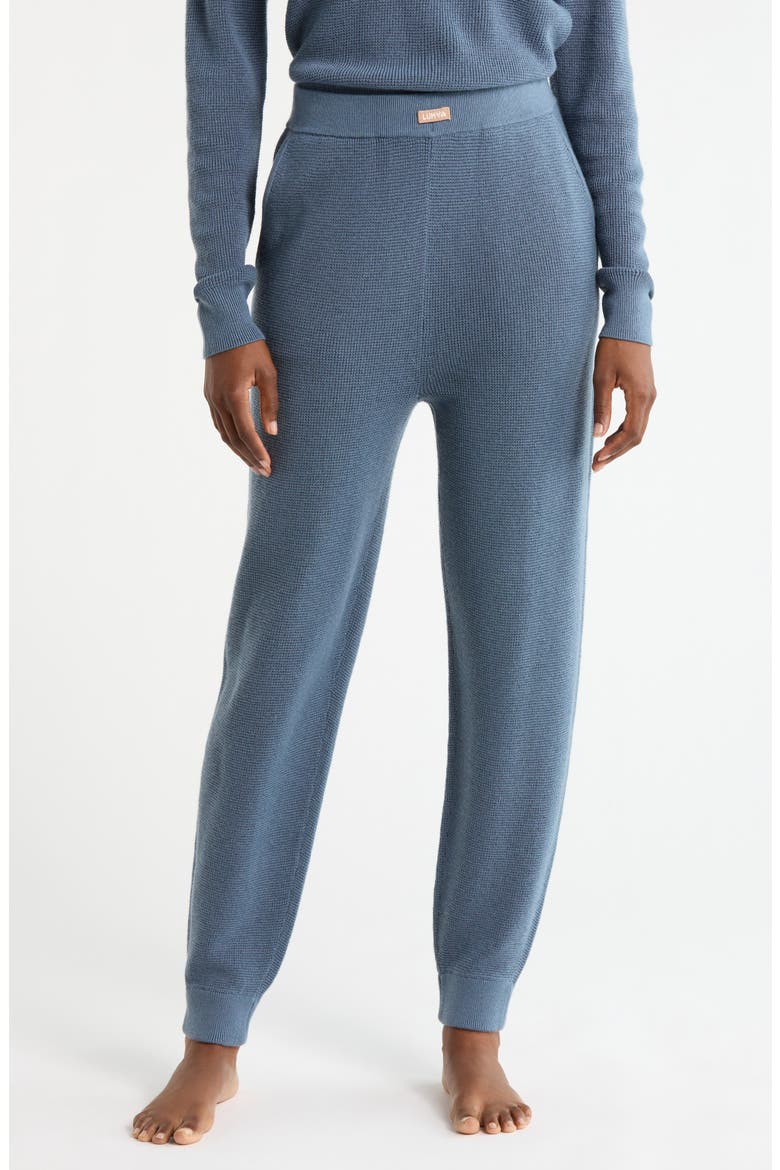 Silkthermal Knit Joggers, Main, color, HARBOR INDIGO