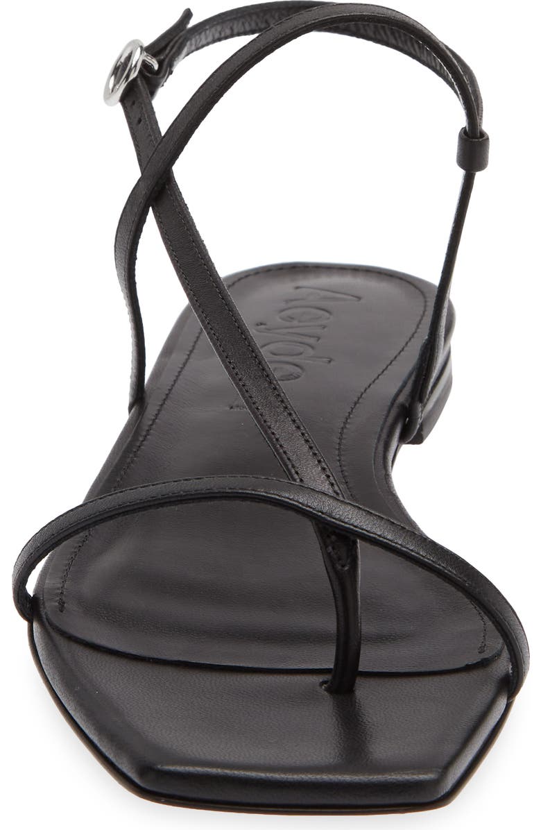 aeyde Ella Sandal, Alternate, color, Black