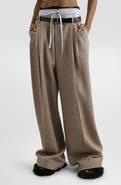 Dolce&Gabbana Wide Leg Pleated Pants