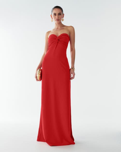 BWLDR Chase Maxi Dress in Red  product