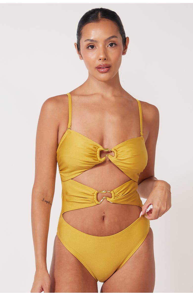 Villa Fresca Maeve One-Piece Swimsuit, Alternate, color, Cintrine