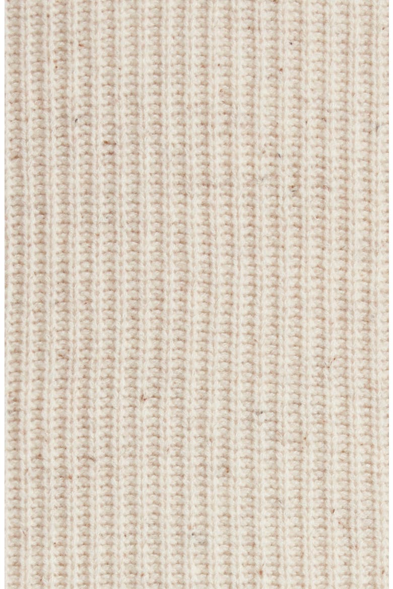 Rib Wool & Cashmere Throw Blanket, Alternate, color, BEIGE OATMEAL