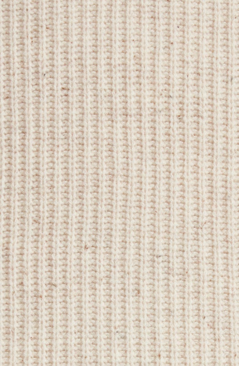 Nordstrom Rib Wool & Cashmere Throw Blanket, Alternate, color, Beige Oatmeal