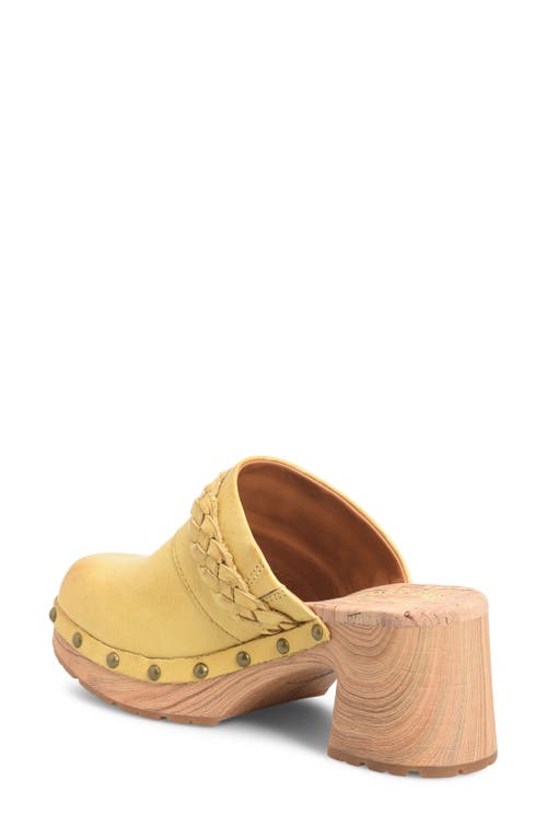 Kork-ease Tilly Clog In Yellow