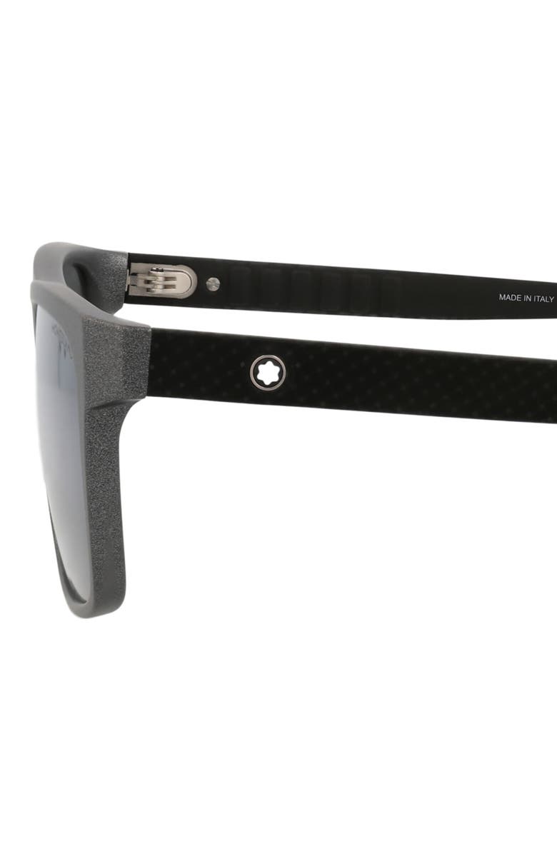 Montblanc 56mm Square Sunglasses, Alternate, color, 