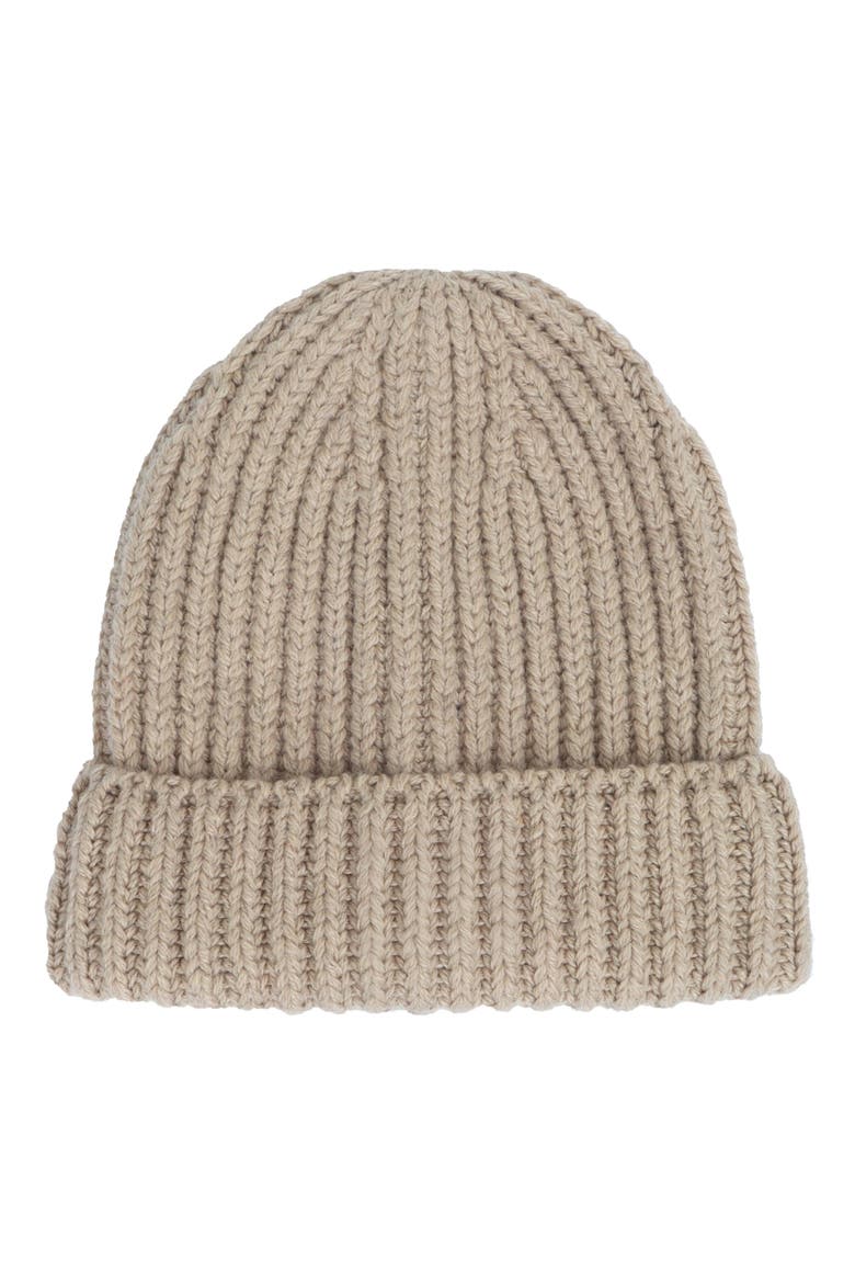 Chunky Cuff Beanie, Alternate, color, LIGHT SESAME