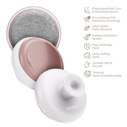 Geske Smartappguided Dual Foot Smoothener | 9 In Silver