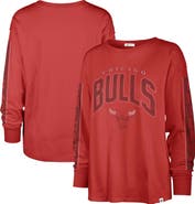 '47 Women's '47 Red Chicago Bulls Tomcat Long Sleeve T-Shirt