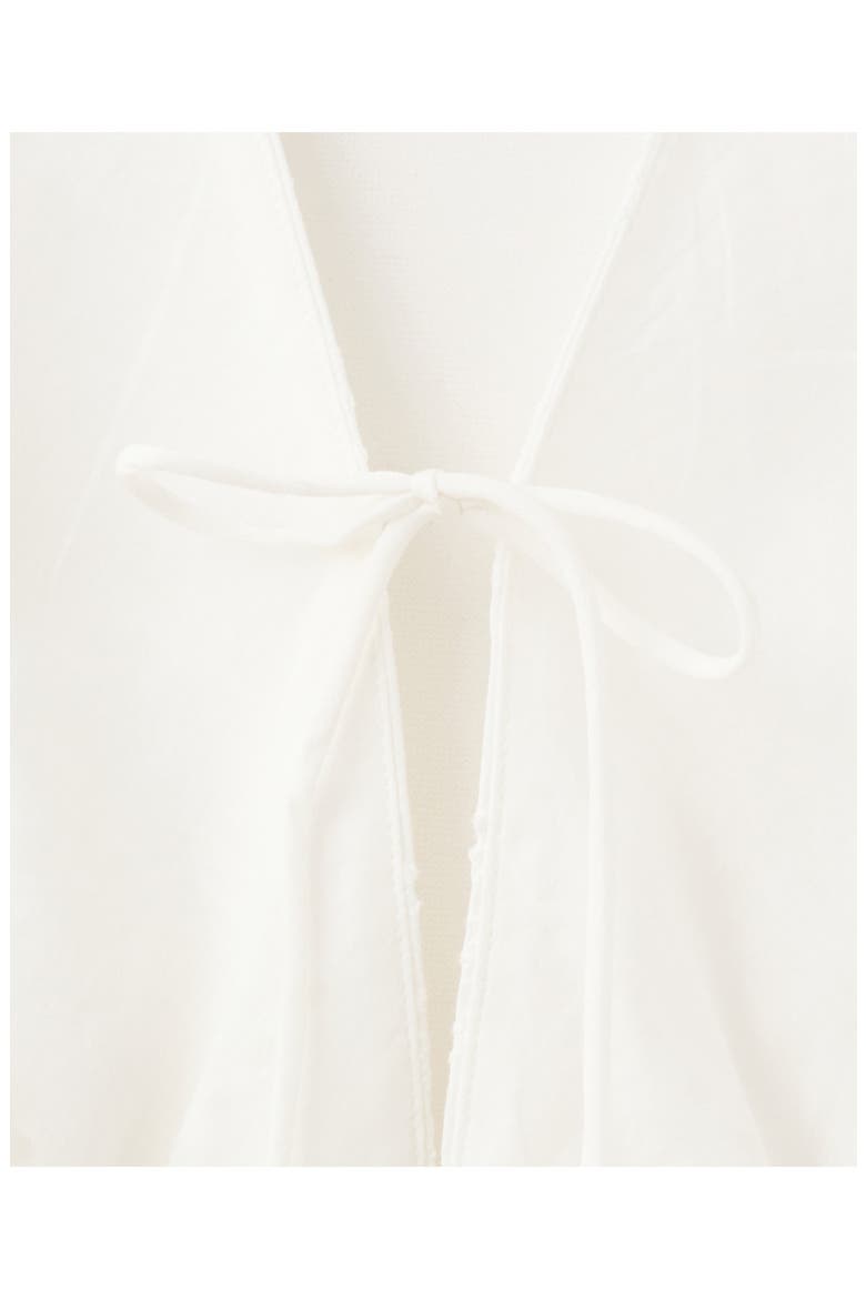 Openwork Embroidered Halter Minidress, Alternate, color, WHITE