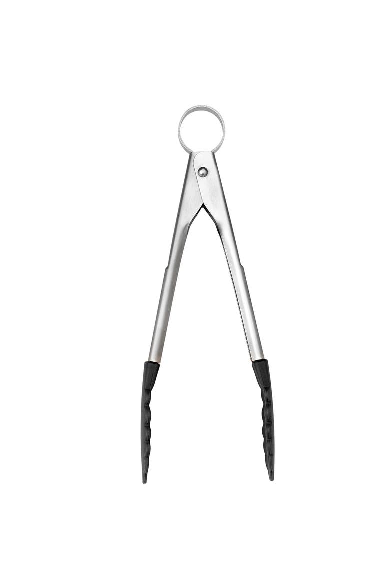 Silicone Mini Tongs, Main, color, Black