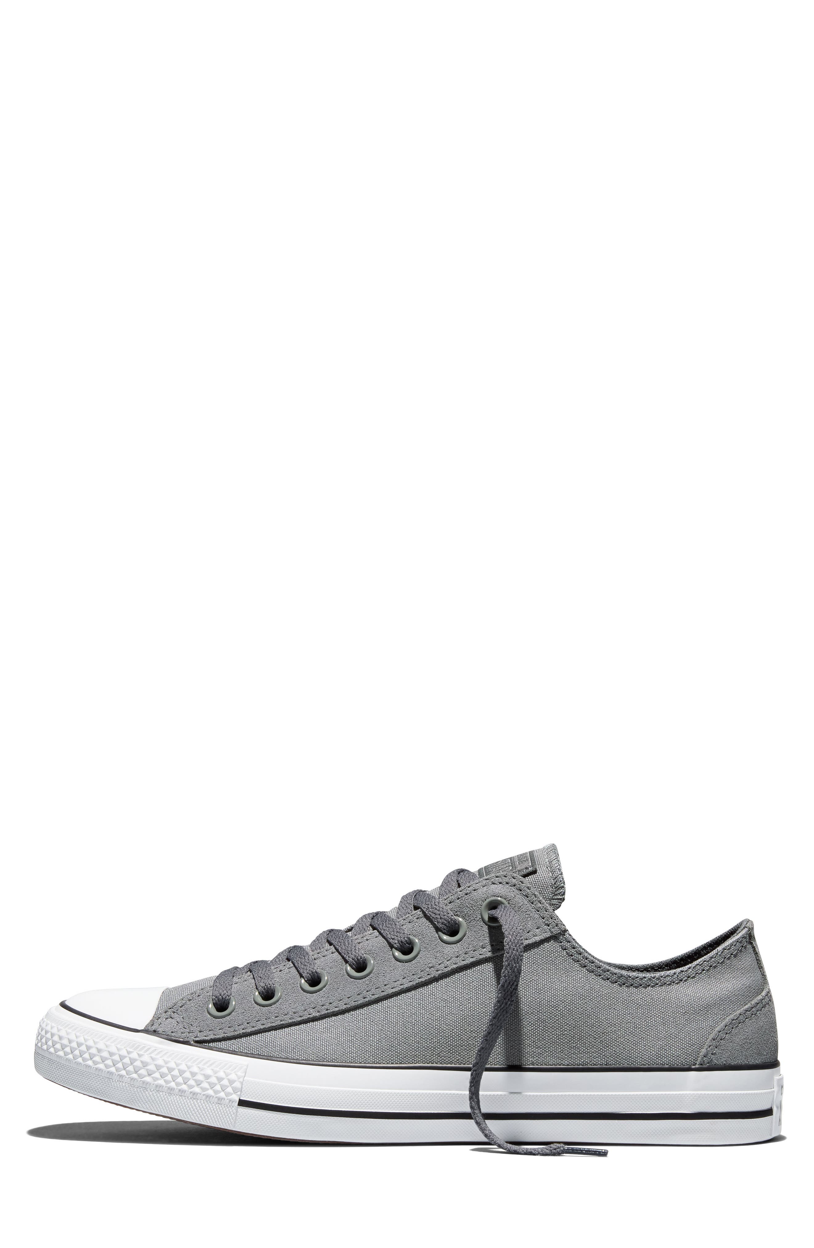 Converse Gender Inclusive Chuck Taylor<sup
®</sup
 All Star<sup
®</sup
 Low Top Sneaker, Alternate, color, Darker Grey/ Dark Matter