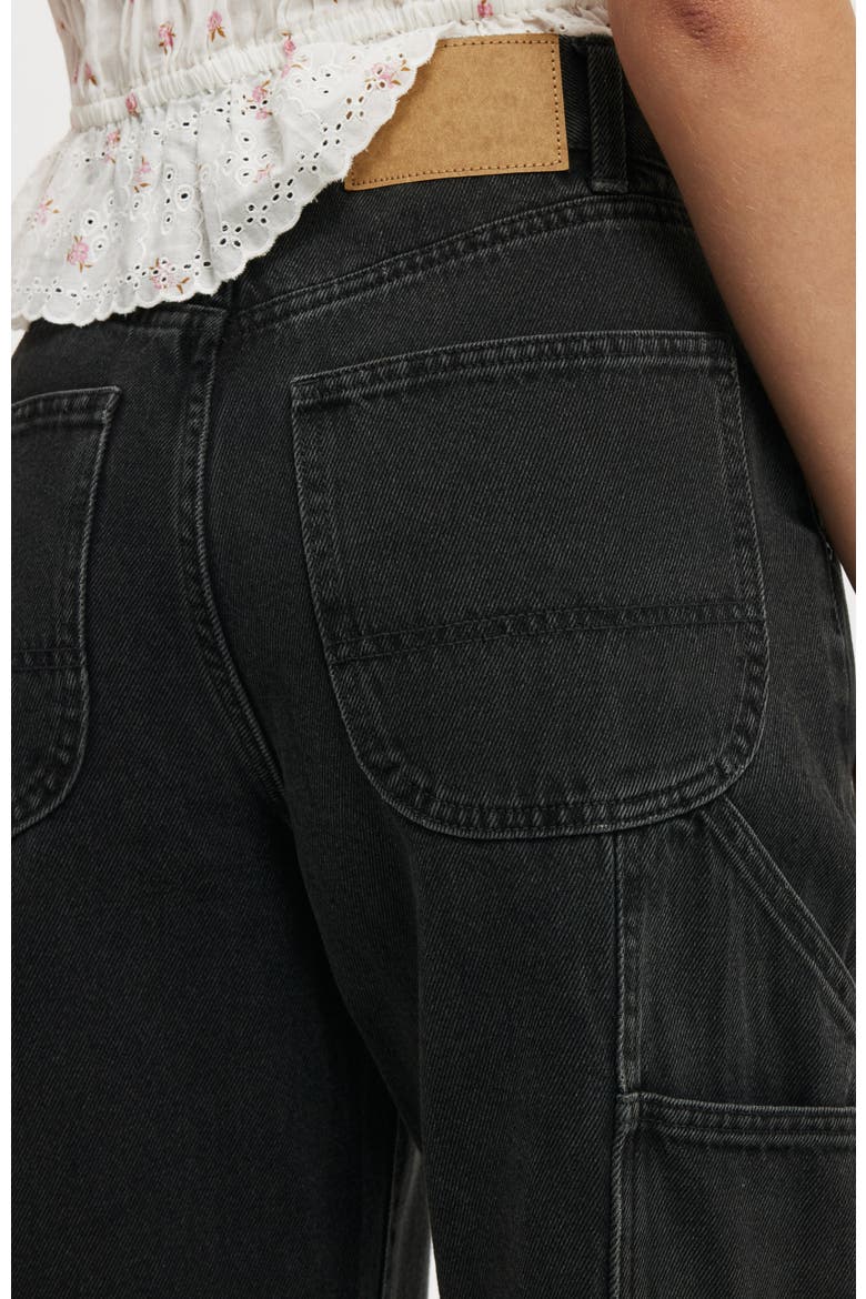 Loose Straight Jean, Alternate, color, Graphite Black Carpenter