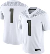 Nike Men's Nike #1 White Oregon Ducks Game Jersey