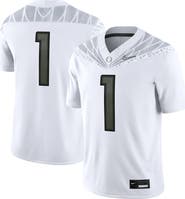Nike Men's Nike #1 White Oregon Ducks Game Jersey