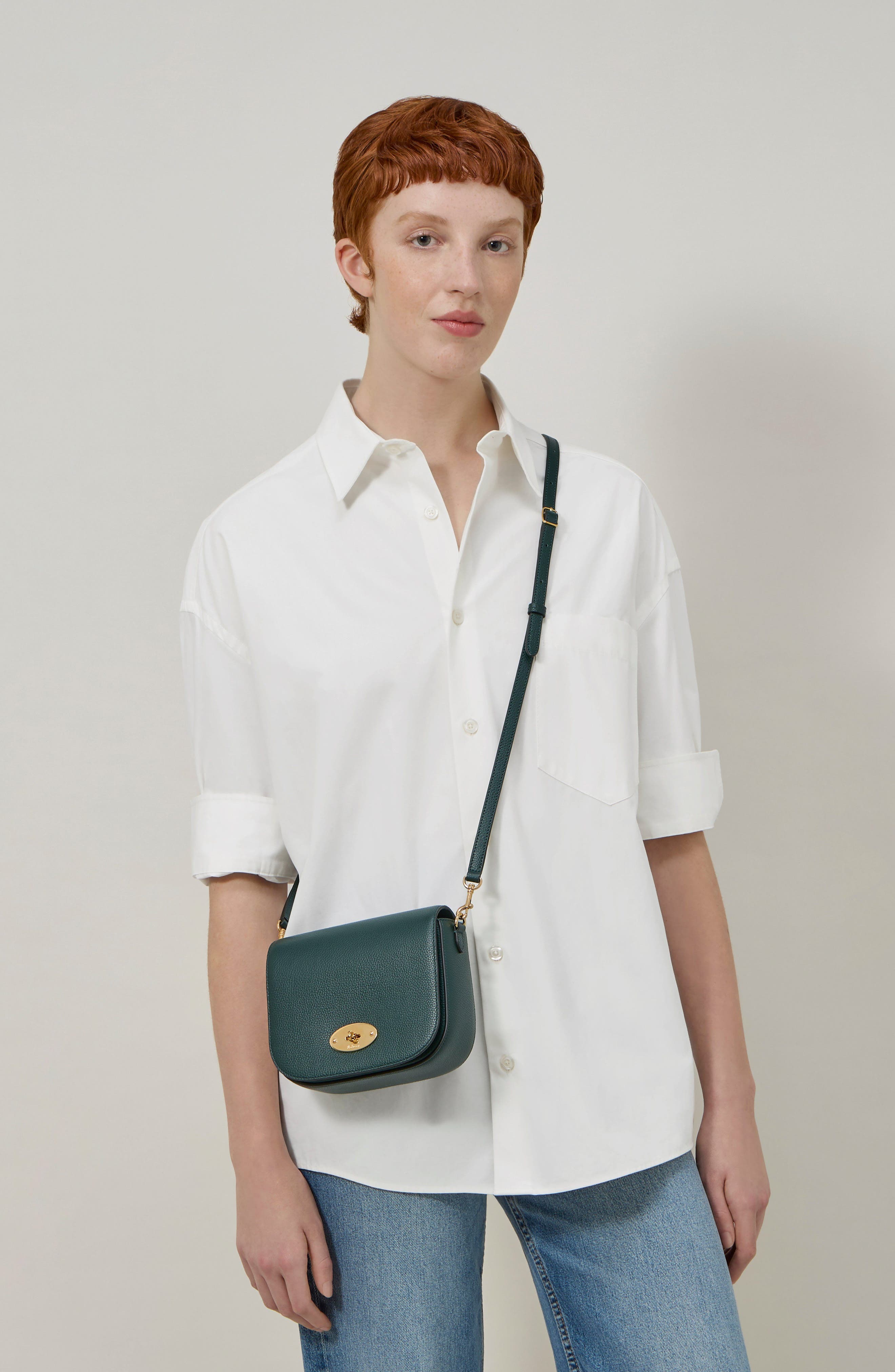 Small Darley Leather Crossbody Bag, Alternate, color, MULBERRY GREEN