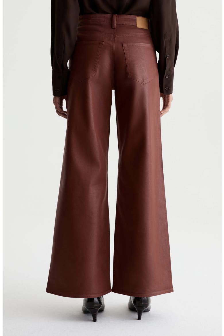 Saige High Waist Wide Leg Jeans, Alternate, color, LTT LT CHESTNUT