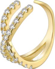 BEN ONI Pave X Ear Cuff